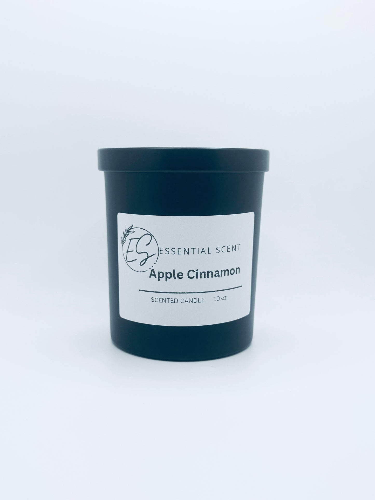 Essential scent home made Apple cinnamon candle 10 oz, made with organic ingredients .