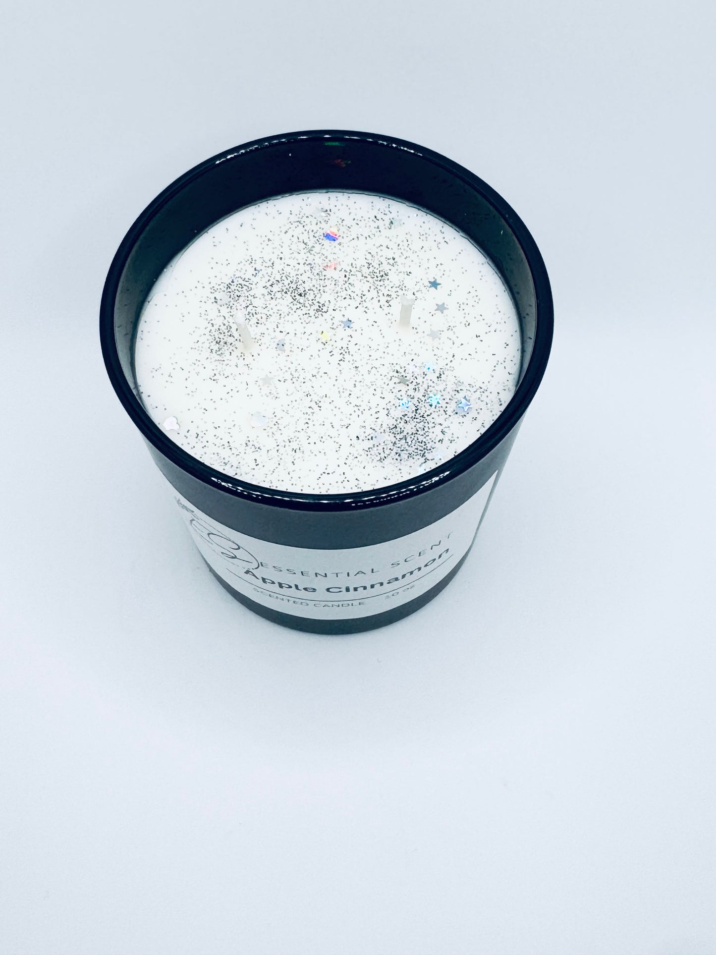 Essential scent home made  Apple cinnamon candle 10 oz, made with organic ingredients .